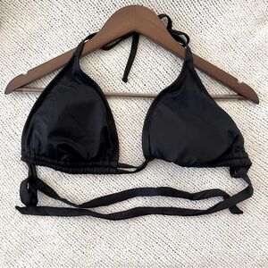 Kona Sol Classic Triangle Black Bikini Top XL